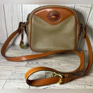 Vintage Taupe Dooney and Bourke Camera Bag